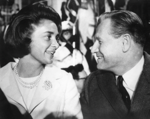 Portrait of Nelson and Happy Rockefeller.