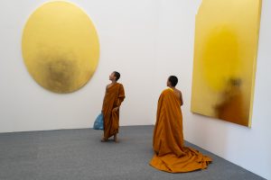 Paolo Canevari Monuments of the Memory, the Golden Room Installation, gilded wood, various measures Temple of the Iron Fence, Bangkok Courtesy the Artist and [dip] contemporary art, Lugano (CH) Ph. Carolina Sandretto