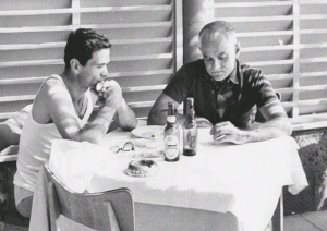 Pier Paolo Pasolini e Alberto Moravia.