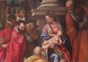 Paolo Caliari detto il Veronese, Adorazione dei Magi, part., Olio su tela, cm 320 x 234, Vicenza, chiesa di Santa Corona @ Centro d'ateneo per le Arti Visive - Università degli Studi di Bergamo, foto G. Poldi, G.C. F Villa
