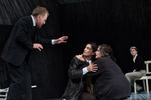 Borkman- Gabriele Lavia, Francesco Sferrazza Papa,Laura Marinoni, Federica Di Martino. ph Pitto