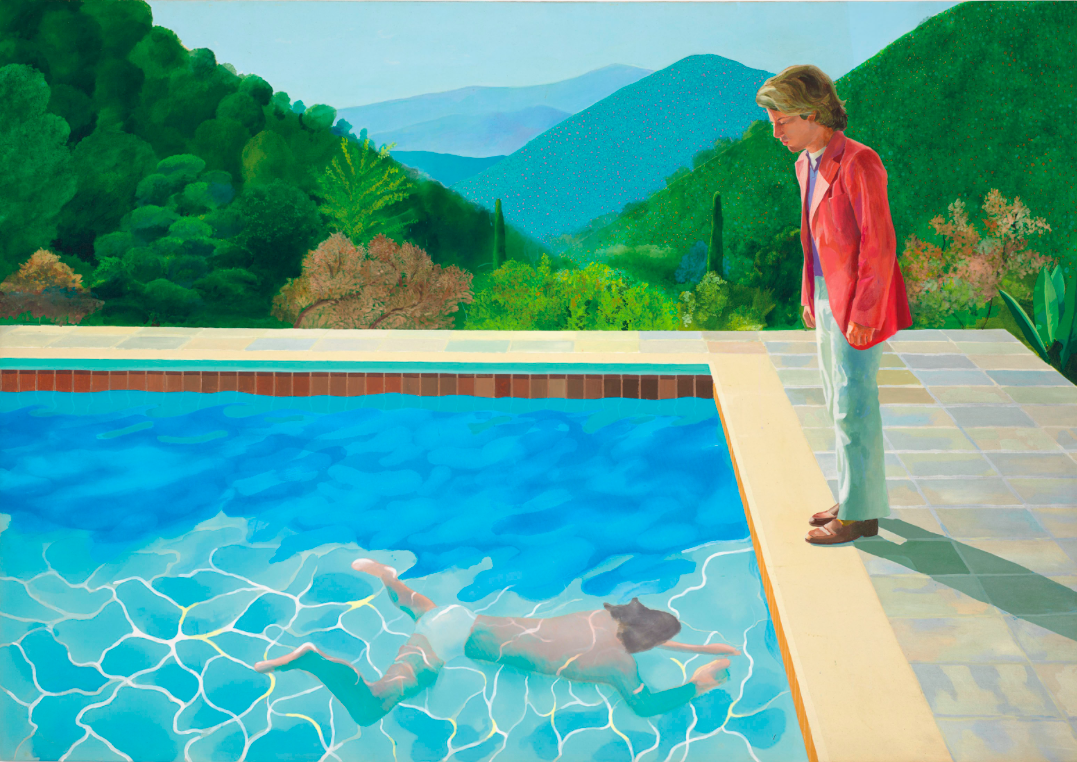 David Hockney. Portrait of an Artist ( Pool with Two Figures)