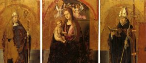 Il Polittico di San Gregorio di Antonello da Messina (particolare)