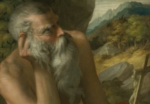 Il falso San Girolamo, venduto come Parmigianino (particolare)