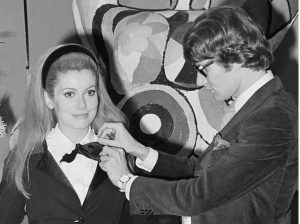 Catherine Deneuve e Saint Laurent, Christie's Paris. @CorriereWeb