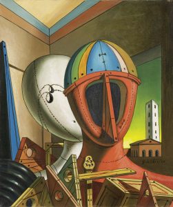 #668 Giorgio de Chirico Volos 1888 - Roma 1978 ORESTE E PILADE (PILADE È IL PRIMO A DESTRA), SECONDA METÀ ANNI CINQUANTA STIMA € 300.000 / 400.000