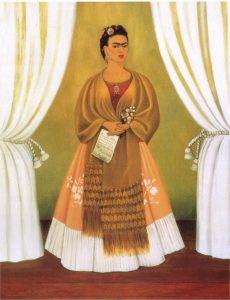 Self portrait dedicated to Leon Trotsky - Frida Kahlo