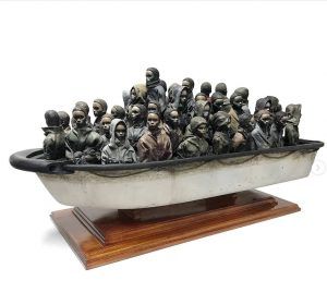 barca giocattolo radiocomandata di banksy