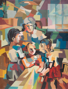 Hafidh Al-Droubi - Family 2, 1962 Museu Calouste Gulbenkian – Coleção Moderna Ph. Paulo Costa