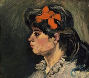 Vincent van Gogh, Portrait de femme- buste, profil gauche, (December 1885-January 1886) © Christie’s Images Limited 2018