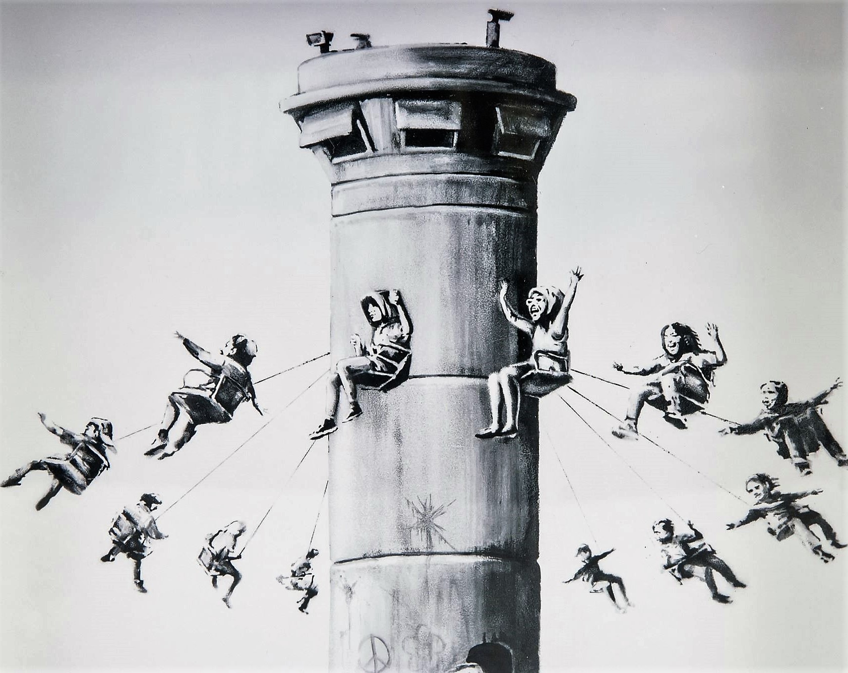 Ruba Banksy alla mostra di Milano, bloccato all’uscita con l’opera in mano