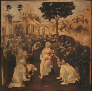 Leonardo, Adorazione die magi