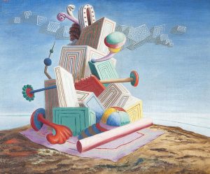 Alberto Savinio, Tombeau d’un roi maure, 1929, olio su tela