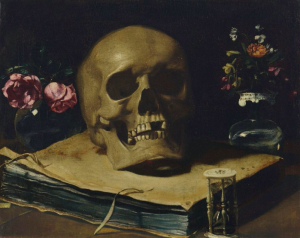 Guercino, Vanitas Still Life. Photo- courtesy of Christie’s..
