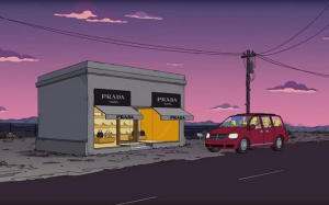 Prada Marfa sui Simpson