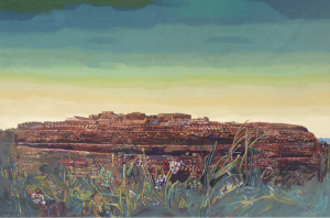 Max Ernst (1891-1976) "La ville entière" Arazzo, cm. 438x284 - firmato Max Ernst Atelier Yvette Cauquil Prince (Francia)
