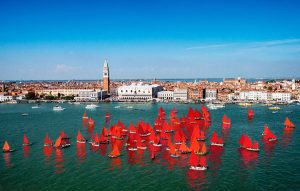 Melissa McGill, Red Regatta (Coppa del Presidente della Repubblica), 2018, artist’s rendering. Courtesy: the artist and Magazzino Italian Art Foundation