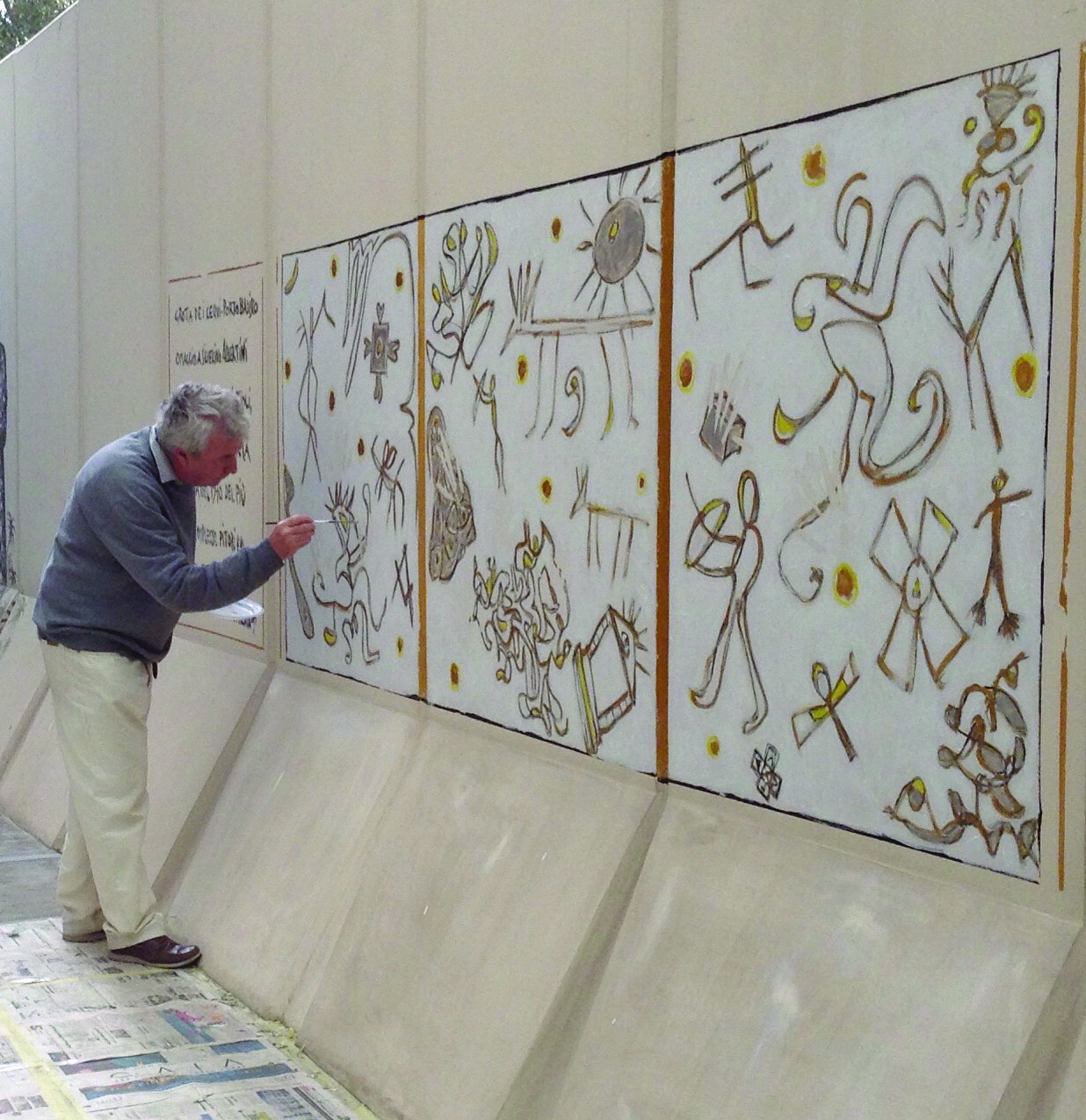 Due eventi per Giorgio Piccaia al Cairo, Egitto. Una mostra e un murale