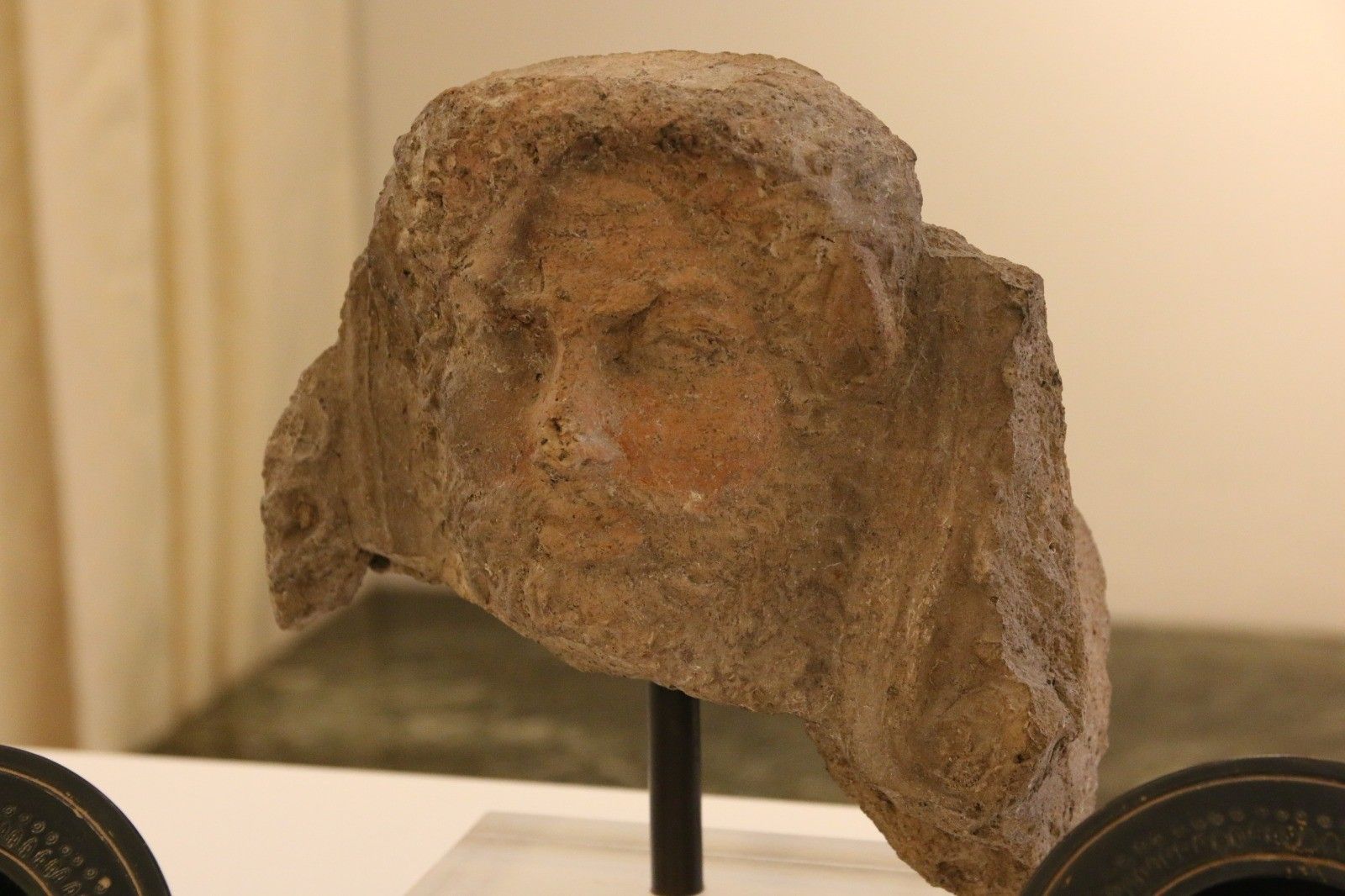 Antefissa etrusca in terracotta, VI-V secolo a.