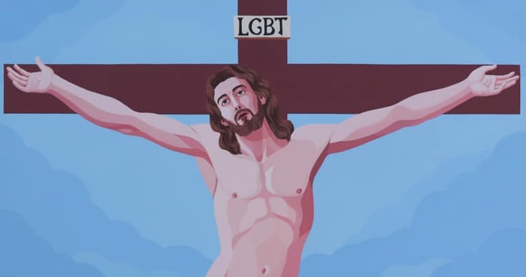 Leopardato. Il Cristo Lgbt, la censura (assurda) della rete contro l’opera di Giuseppe Veneziano