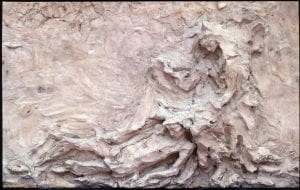 Lucio Fontana, Deposizione di Cristo; bozzetto in gesso, seconda versione, 1954, Museo Diocesano Carlo Maria Martini di Milano