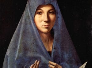 Antonello da Messina, Annunciata, 1475-1476, tempera e olio su tavola, 45 x 34,5 cm. Galleria Regionale della Sicilia di Palazzo Abatellis, Palermo Credits: Foto Giulio Archinà