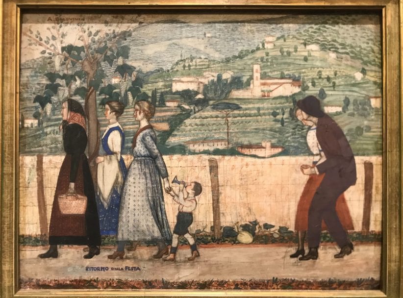Adolfo Balduini, Bambine che saltano la corda, 1919, L'artista bambino, Fondazione Ragghianti Lucca