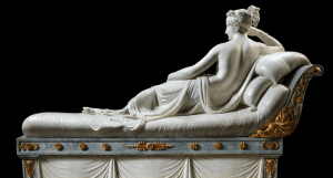 Galleria Borghese, sala I, Antonio Canova, Paolina Borghese © Luciano Romano per l'Istituto della Enciclopedia Italiana - Ministero per i Beni e le Attività Culturali-Galleria Borghese