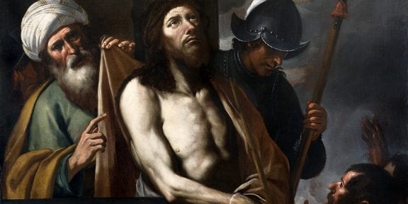 Gregorio Preti, Cristo mostrato al popolo, 1645-1655, Torino, collezione privata, olio su tela