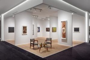 Installation view TEFAF 2019, Courtesy Mazzoleni, London-Torino