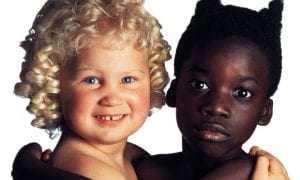 Oliviero Toscani, Angelo e Diavolo, United Colors of Benetton, 1992,®olivierotoscani