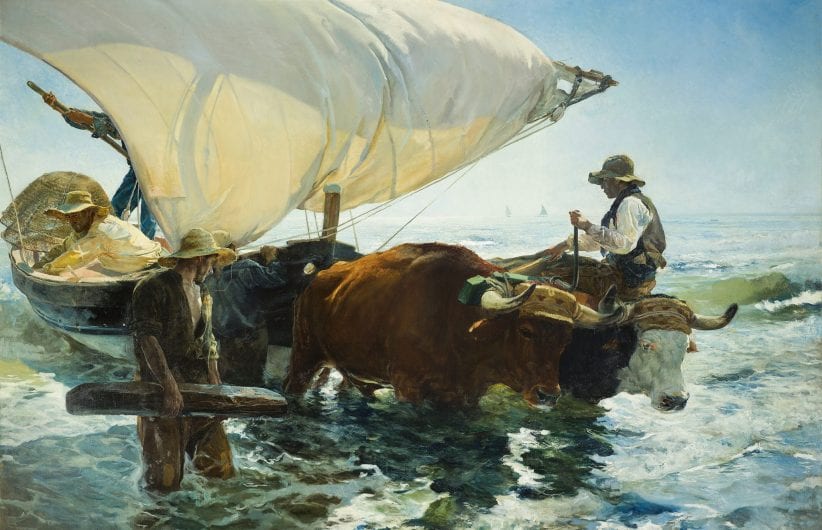 Joaquín Sorolla, The Return from Fishing, 1894 Oil on canvas, 265 × 403.5 cm Paris, musée d'Orsay © Musée d'Orsay, Dist. RMN-Grand Palais / Patrice Schmidt