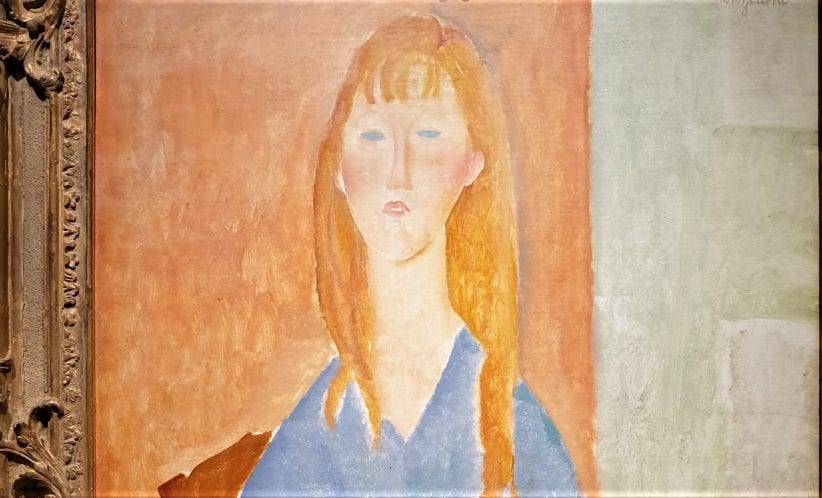 Amedeo Modigliani, Giovane ragazza in blu, 1919 da Hammer