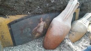 Affreschi che decoravano il bancone Immagine © Parco Archeologico Pompei