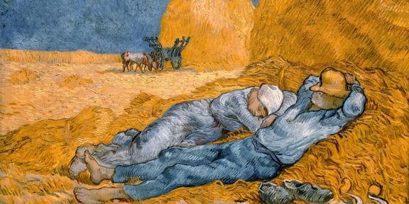 Vincent Van Gogh, Riposo dal lavoro, 1889, Musée d'Orsay, Parigi
