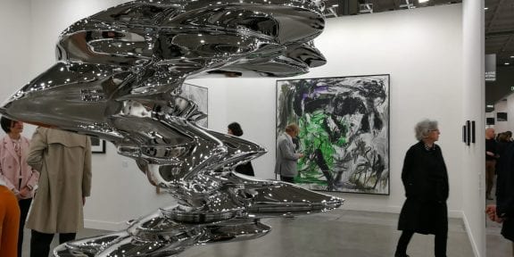 Miart 2019, Tony Cragg e Emilio Vedova da Galerie Thaddaeus Ropac. Foto Artslife, Davide Landoni