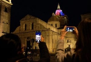 Cappella della Sindone Immagine twitter dell'ambasciata di Francia