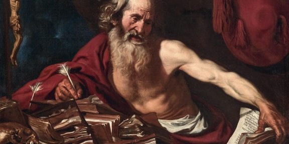 oost Van de Hamme (Bruxelles c. 1630 - c.1657) San Girolamo, olio su tela, 85 x 118 cm, prezzo realizzato € 320.200 RECORD MONDIALE