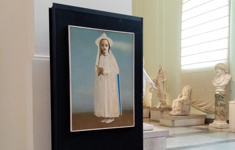 Immagini della mostra al Museo Archeologico di Napoli in occasione del convegno Unesco