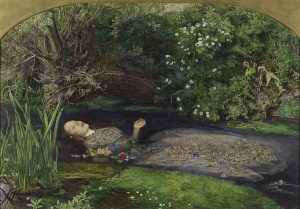John Everett Millais (1829-1896) Ofelia, 1851-52 Olio su tela, cm 76,2 x 111,8 Tate: Presented by Sir Henry Tate 1894 ©Tate, London 2019