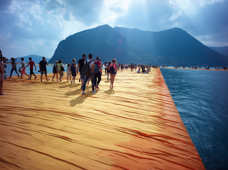 Christo – Walking on water,  in arrivo il documentario su The Floating Piers