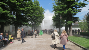 Padiglione delle Esposizioni, Giardini Lara Favaretto, Thinking Head, 2017-2019, 2019 Impianto fog scenografico: acqua pura, ugelli ultrasottili, tubi fog, centraline di pompaggio, comando remoto
