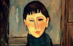 Particolare di Ritratto di Maria, una delle opere contestate