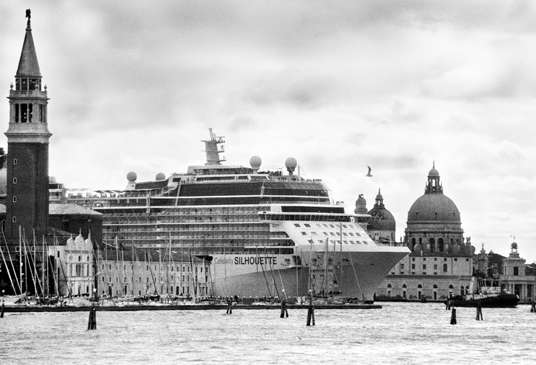 Venezia e le grandi navi secondo Gianni Berengo Gardin