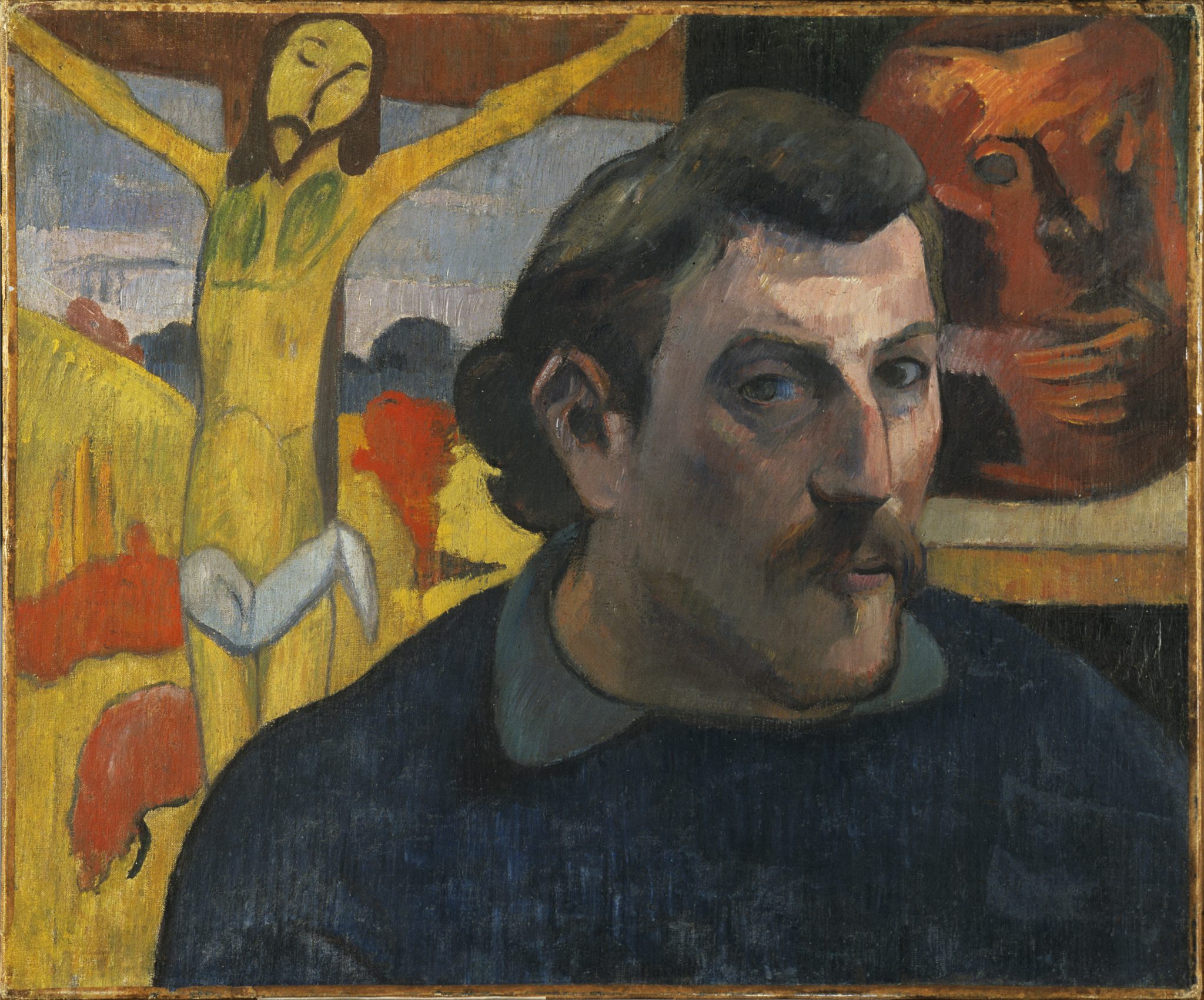 Paul Gauguin Self Portrait as Christ, 1890-1891 Oil on canvas 38.1 x 45.7 cm Musée d'Orsay, Paris Acquired by the Musées nationaux with the participation of Philippe Meyer and a Japanese patron, coordinated by the newspaper Nikkei, 1994 (RF 1994-2) (RF 1994 2) © RMN-Grand Palais (musée d'Orsay) / René-Gabriel Ojéda