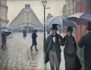 Gustave Caillebotte, Paris Street; Rainy Day, 1877