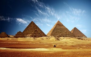 Le tre piramidi di Giza
