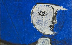 Osvaldo Licini, Luna su fondo blu, 1945
