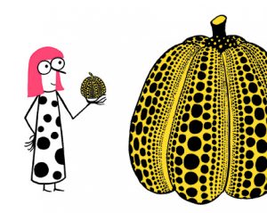 Yayoi Kusama di Fausto Gilberti