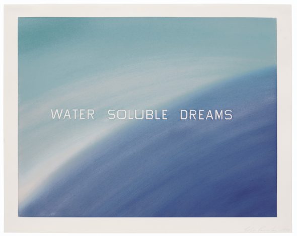 Ed Ruscha Water Soluble Dreams Estimate USD 250,000 - USD 350,000